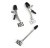 Art of Sex - Nipple and clit clamps Kiss - Зажимы для сосков и клитора Art of Sex - Nipple and clit clamps Kiss - Зажимы для сосков и клитора