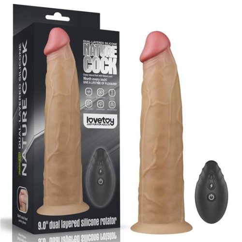 Вібратор Dual-Layered Silicone Rotator 9