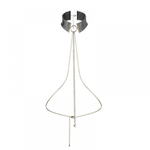 Bijoux Indiscrets Desir Metallique Collar - Украшение на шею, (черный)