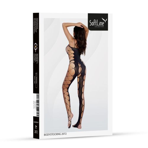 Бодістокінг SoftLine Bodystocking 2072, black - One Size - купити в Україні | Секс шоп SEX-SHOP.ua