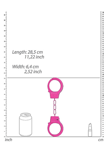 Наручники Ouch! Beginner's Handcuffs Pink