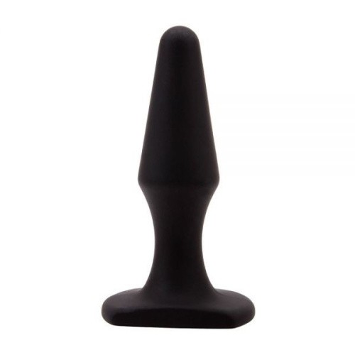 Chisa Black Mont soft touch - Анальна пробка, 10х4 см (чорний) - купити в Києві, Україні