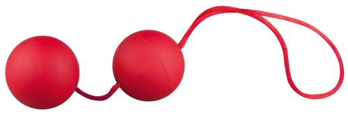 Velvet Red Balls - Вагінальні кульки, 23 см (червоний) - купити в Києві, Україні
