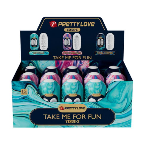 LyBaile - Pretty Love Venus-X Egg Set - Набор мастурбаторов, 15 шт