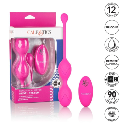 CalExotics Remote Dual Motor Kegel System  вагинальные шарики с дистанционным управлением