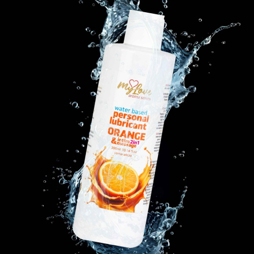 2в1 лубрикант и массажный гель - MyLove Aroma Series Intim&Massage Orange, 300 мл
