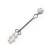 Art of Sex Clit Clamp Royal Pearls - Зажим для клитора, (серебристый)
