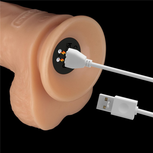 Реалистичный вибратор LoveToy Vibrating Power Basics Cock, 23 см