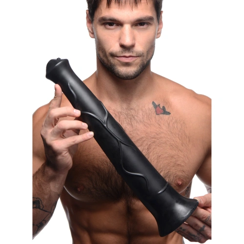 MC Pony Boy 17'' Horse Dildo - огромный фаллоимитатор, 43.18х7.62 см (чёрный)