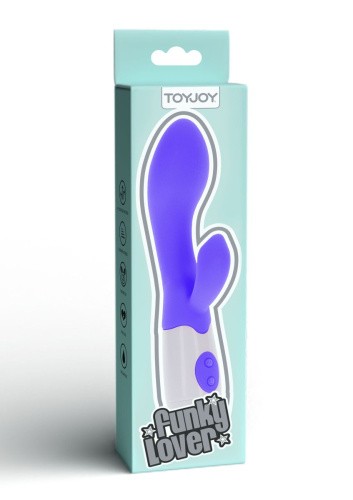 Toy Joy Funky Lover Vibe - Вибратор, 19х3 см (фиолетовый)
