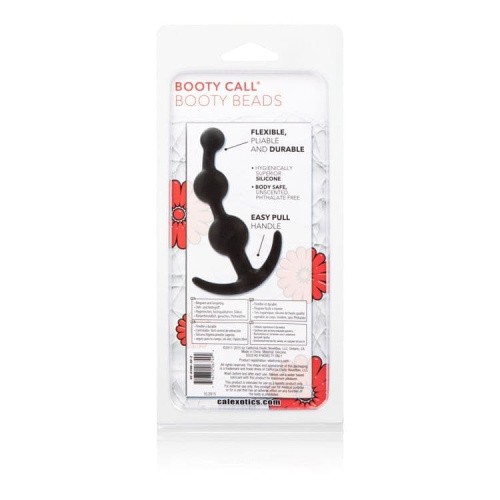 CalExotics Booty Call Booty Beads - анальная елочка, 12х3.25 см (пурпурный)