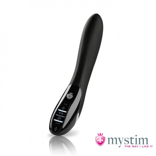 Mystim Electric Eric eStim - Вібратор з електростимуляцією, 17х4 см. (чорний) - купити в Києві, Україні