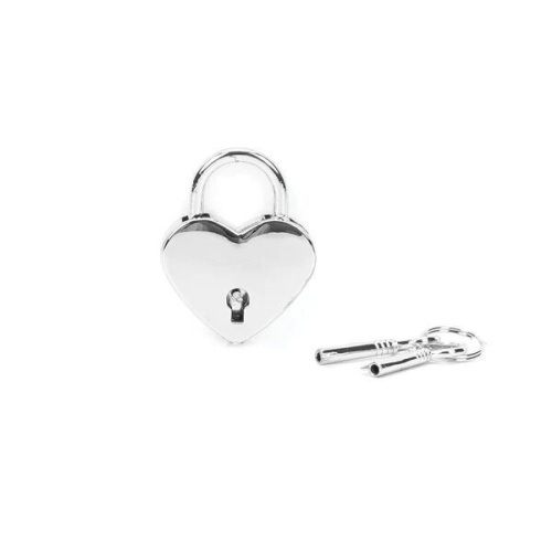 Замочек Liebe Seele Heart Shape Padlock Silver (2 шт)