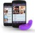 Vibease - iPhone & Android Vibrator Version вибратор с управлением со смартфона 7.9х3.8 см (фиолетовый)