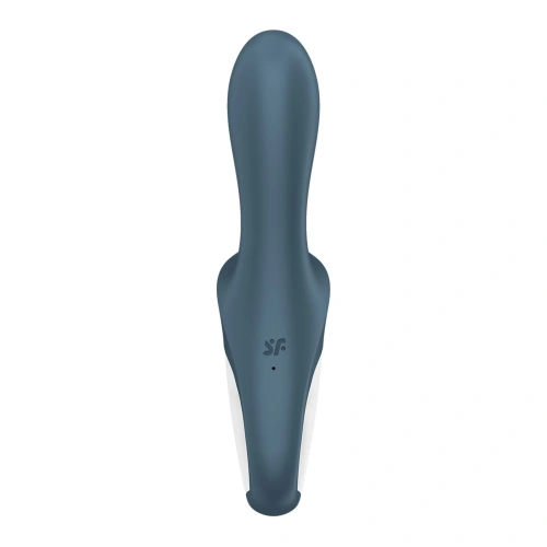Satisfyer Air Pump Booty 2 - Надувний анальний вібратор, 19х6 см (сірий) - купити в Києві, Україні