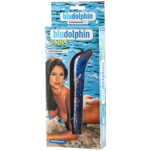 Seven Creations - Bludolphin G-Spot - мультискоростной вибратор, 17х4 см (синий)