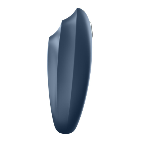 Satisfyer Powerful One - виброкольцо с управлением со смартфона, 9х3 см (синий)