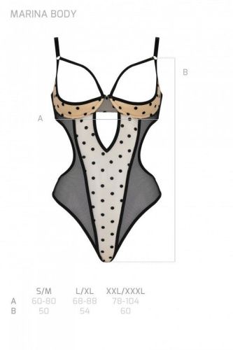 Эротическое боди Passion MARINA BODY, S/M