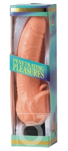 Реалистичный вибратор Seven Creations Vinyl P-shape №7, 24 см