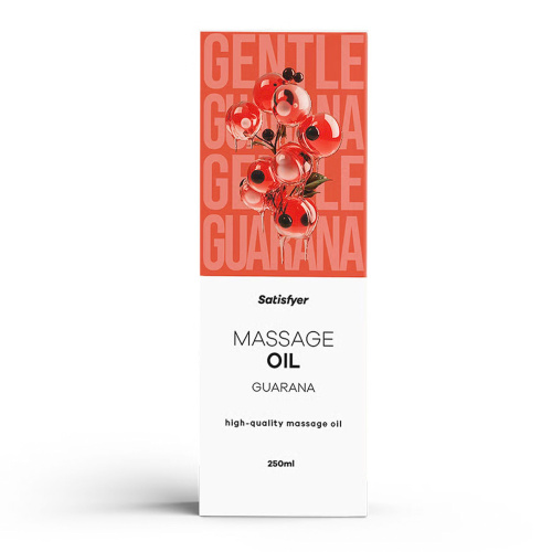 Масажне масло Satisfyer Massage Oil, 250 мл (гуарана) - купити в Україні | Секс шоп SEX-SHOP.ua