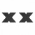 Bijoux Indiscrets - Flash Cross - Наклейки на соски (чёрные) Bijoux Indiscrets - Flash Cross - Наклейки на соски (чёрные)