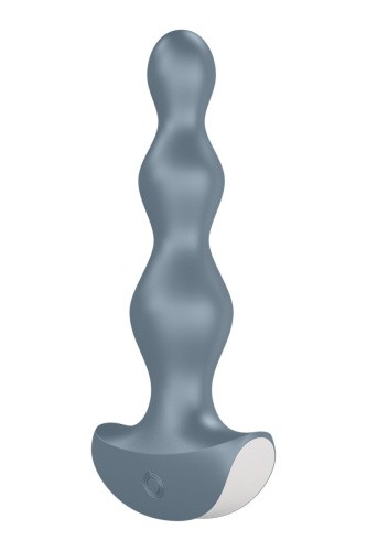 Satisfyer Lolli Plug 2-анальна пробка 14х3 см, (сіра) - купити в Києві, Україні