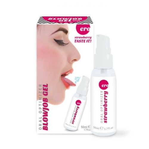Hot Oral Optimizer Blowjob Gel оральний лубрикант, 50мл. (полуниця) - купити в Києві, Україні