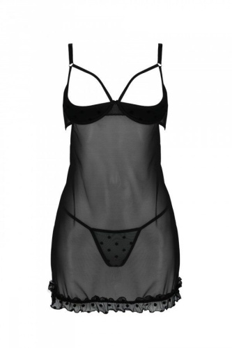 Эротический пеньюар Passion MARINA CHEMISE, XXL/XXXL
