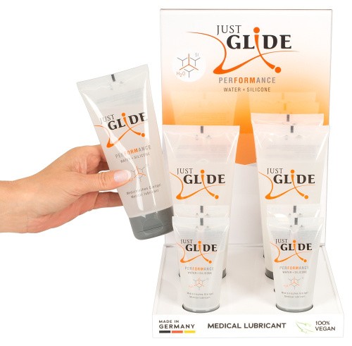 Набір лубрикантів - Just Glide Performance Display