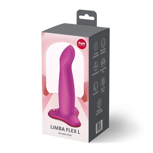 Фаллоимитатор Fun Factory LIMBA FLEX L с эффектом памяти, 18,1 см