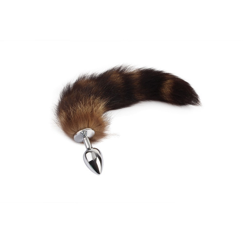 Fierce Euphoria - Frisky Fox Tail Butt Plug - Анальная пробка с хвостом, 4х2.7 см