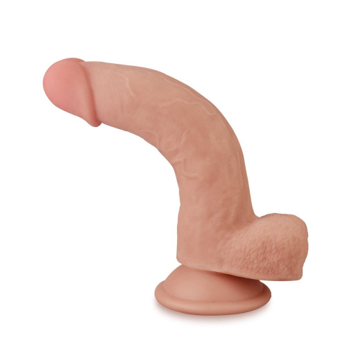 Skinlike Soft Cock 7 '' - Фаллоимитатор-реалистик на присоске, 15.1х4 см (телесный)