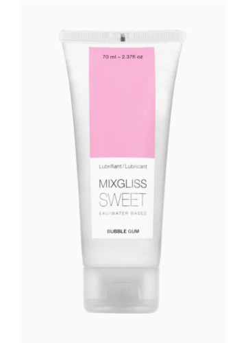MixGliss Sweet Bubble Gum - Лубрикант на водной основе, 70 мл.