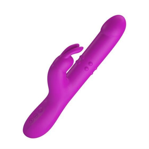 Pretty Love Reese Vibrator Purple - Вибратор кролик, 24,8 см (фиолетовый)