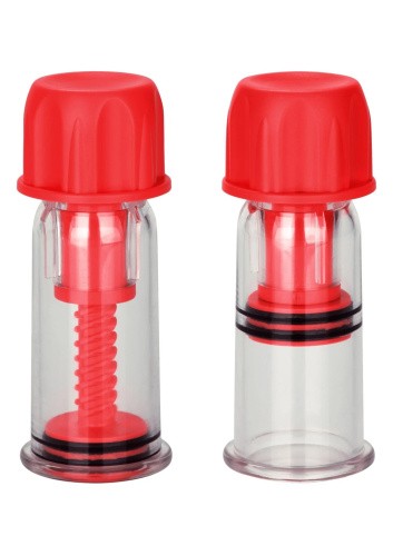 CalExotics COLT Nipple Pro-Suckers - Помпа для сосков, 10.3х3.8 см (красный)