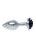 Boss Jewellery Silver Plug Rose Black - Анальная пробка, 9х3.4 см (чёрный) Boss Jewellery Silver Plug Rose Black - Анальная пробка, 9х3.4 см (чёрный)