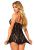 Сорочка беби-долл Leg Avenue Rose Lace Flair, One Size