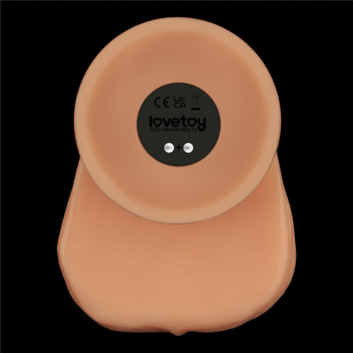 Реалистичный вибратор LoveToy Vibrating Power Basics Cock, 28,3 см