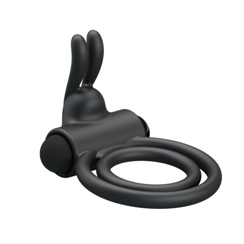 Pretty Love Osmond CockRing Vibro Black - Віброкільце, 7х3 см (чорний) - купити в Києві, Україні