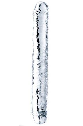 Двухсторонний фаллоимитатор LoveToy 12'' Flawless Clear Double Dildo, 30 см