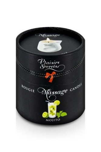 Plaisir Secret Mojito - Массажная свеча с ароматом Мохито в подарочной упаковке, 80 мл