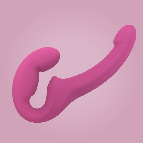 Безремневой страпон Fun Factory Share lite, 16.5 см