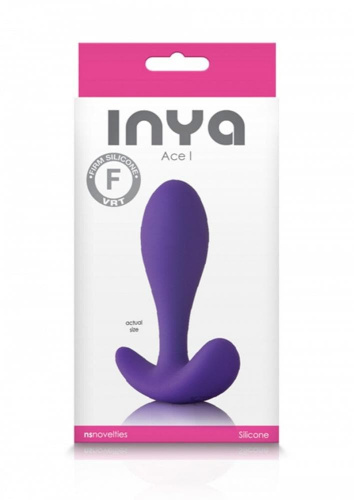 Ns Novelties Inya Ace I - Анальная пробка, 10,4х3 см (пурпурный)