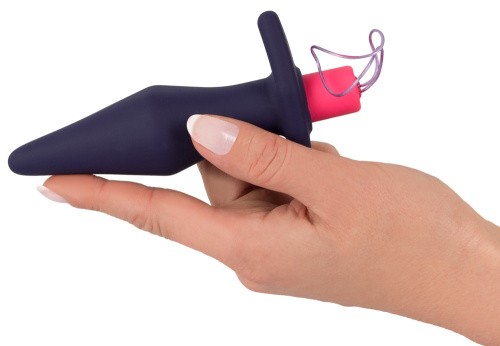 Orion Remote Control Butt Plug - Анальная пробка с вибрацией, 14х3.5 см (фиолетовый)