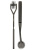 Doc Johnson Kink Spike Solid Metal Pinwheel - 3 колесо Вартенберга игольчатое на 3 ряда зубцов