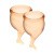 Satisfyer Feel Secure - набор менструальных чаш, 15 мл и 20 мл (оранжевый) Satisfyer Feel Secure - набор менструальных чаш, 15 мл и 20 мл (оранжевый)