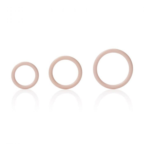 Эрекционные кольца Silicone Support Rings (телесный)