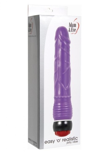 Evolved Easy O Realistic Jelly Vibe - Реалистичный вибратор, 22х4 см (сиреневый)