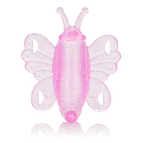 California Exotic Novelties Micro Wireless Venus Butterfly - Вибратор клиторальный в виде бабочки,  8Х2.5 см (розовый)
