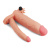 Pleasure X-Tender Vibrating Double Penis Sleeve Flesh Add 3" - Двойная насадка на пенис с вибрацие, 21 см (телесный) Pleasure X-Tender Vibrating Double Penis Sleeve Flesh Add 3" - Двойная насадка на пенис с вибрацие, 21 см (телесный)